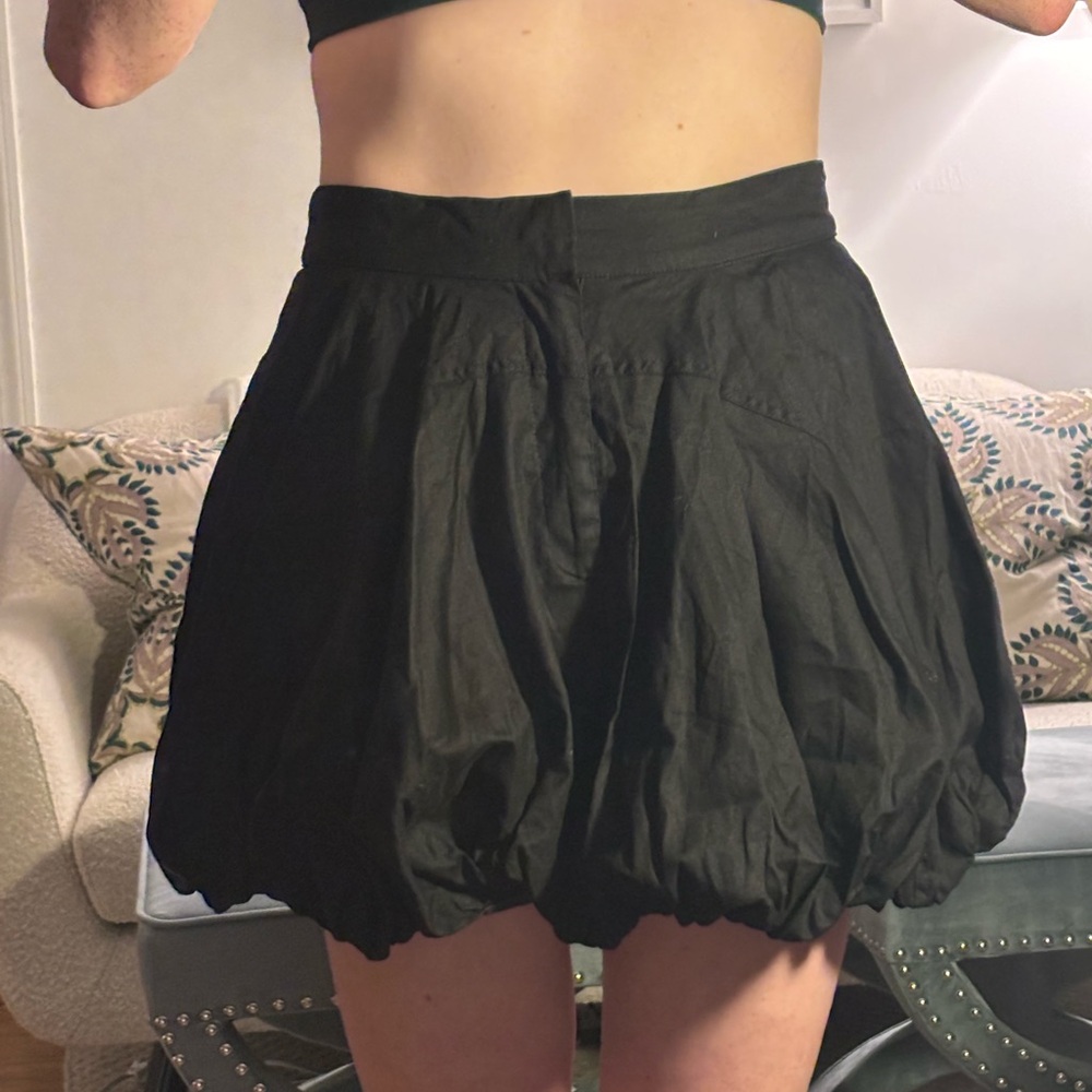Black Bubble Skirt